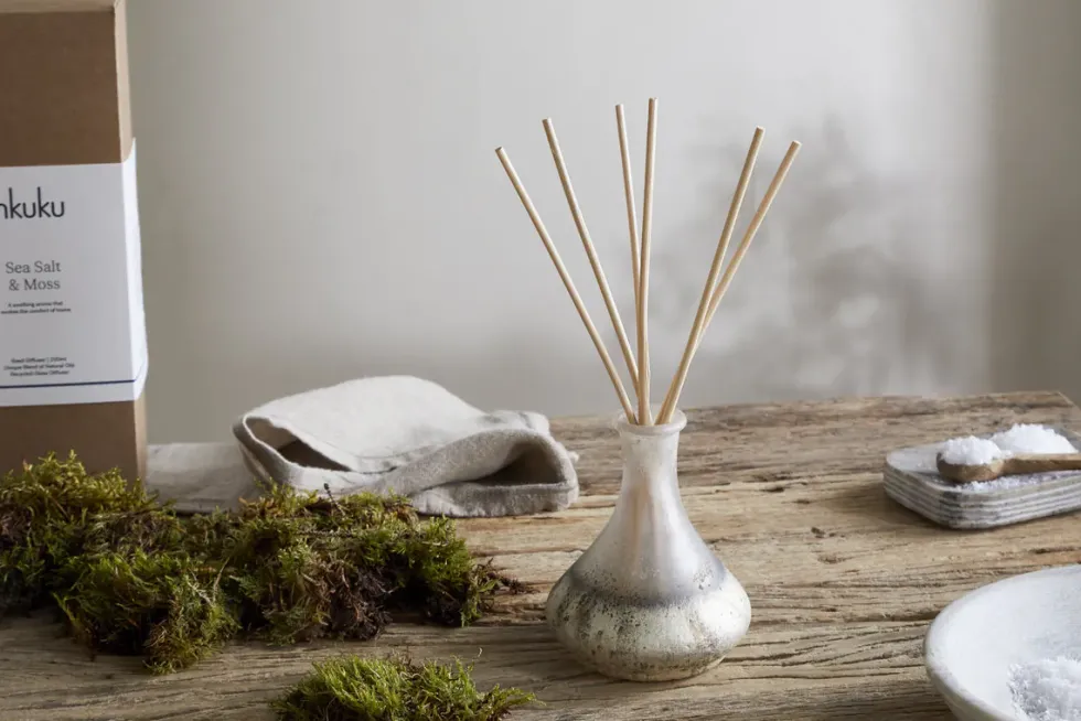 Sea Salt & Moss Reed Diffuser - Aged Smoke