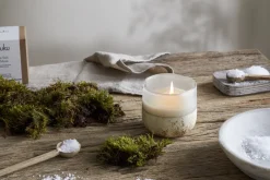 Sea Salt & Moss 1 Wick Scented Candle - Aged Smoke - 1 Wick