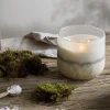 Sea Salt & Moss 3 Wick Scented Candle - Aged Smoke - 3 Wick