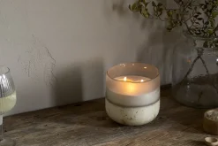 Sea Salt & Moss 3 Wick Scented Candle - Aged Smoke - 3 Wick