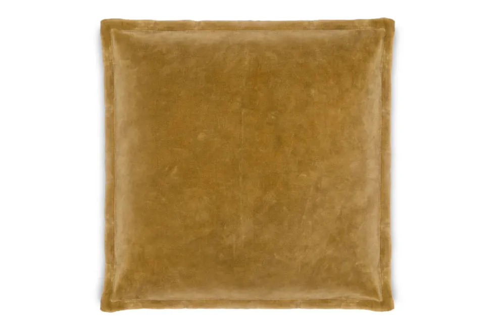 Sela Velvet Cushion Cover - Ochre