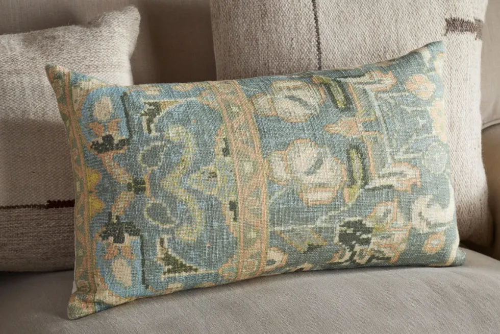 Selyo Tapestry Cushion Cover - Green