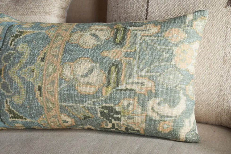 Selyo Tapestry Cushion Cover - Green