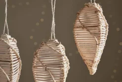 Sempala Wicker Baubles - Natural - (Set of 3)