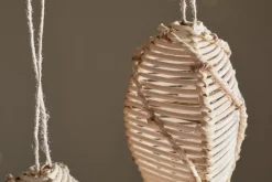 Sempala Wicker Baubles - Natural - (Set of 3)