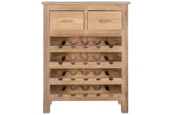 Shanthi Reclaimed Wood Wine Rack - Natural