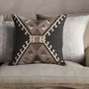 Shukhi Wool & Cotton Cushion Cover - Black & Brown