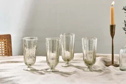 Sigiri Tall Wine Glass - Clear - (Set of 4)