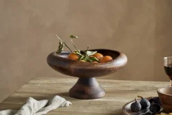 Sindar Pedestal Bowl - Natural