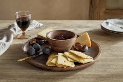 Sindar Serving Tray with Bowl - Natural
