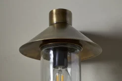Singa Outdoor Wall Lamp - Antique Brass