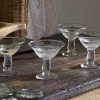 Sooraj Champagne Coupe - Clear - (Set of 4)