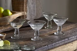 Sooraj Champagne Coupe - Clear - (Set of 4)