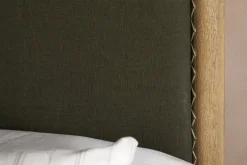 Sri Mango Wood Bed - Moss