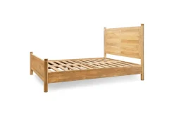 Sri Mango Wood Bed - Moss