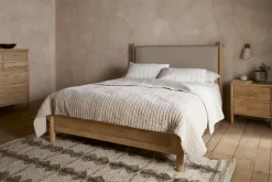 Sri Mango Wood Bed - Natural