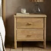 Sri Mango Wood Bedside Table - Natural