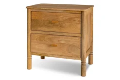 Sri Mango Wood Bedside Table - Natural