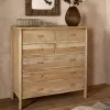 Sri Mango Wood Chest of Drawers - Natural