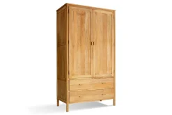 Sri Mango Wood Wardrobe - Natural