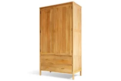 Sri Mango Wood Wardrobe - Natural