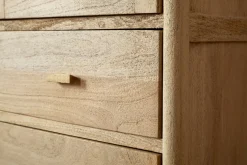 Sri Mango Wood Wardrobe - Natural