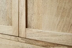 Sri Mango Wood Wardrobe - Natural