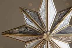 Taara Star Decoration - Antique Brass