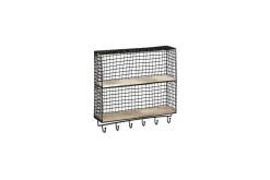 Tamba Shelf with Hooks