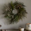 Taraji Wreath - Natural & Moss
