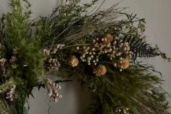 Taraji Wreath - Natural & Moss