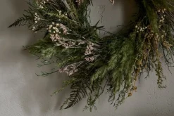 Taraji Wreath - Natural & Moss