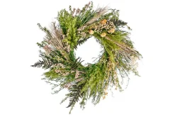 Taraji Wreath - Natural & Moss