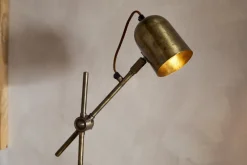 Thenkara Directional Desk Lamp - Antique Brass