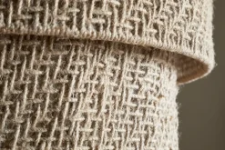 Thimba Woven Jute Chandelier - Natural