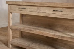 Tivu Reclaimed Wood Kitchen Island - Natural