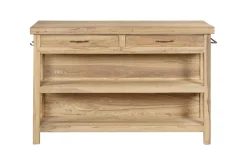 Tivu Reclaimed Wood Kitchen Island - Natural
