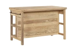 Tivu Reclaimed Wood Kitchen Island - Natural