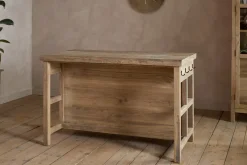 Tivu Reclaimed Wood Kitchen Island - Natural