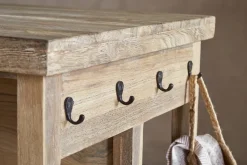 Tivu Reclaimed Wood Kitchen Island - Natural