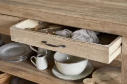 Tivu Reclaimed Wood Kitchen Island - Natural