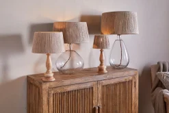 Tiwa Woven Jute Lampshade - Natural