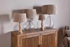 Tiwa Woven Jute Lampshade - Natural