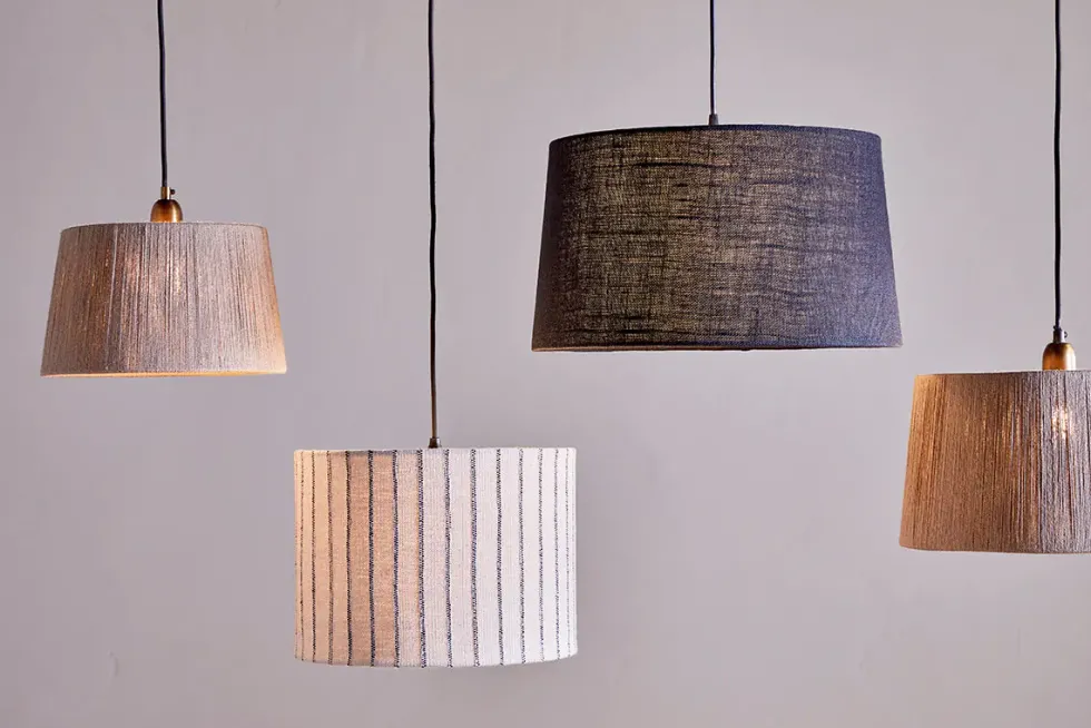 Tiwa Woven Jute Lampshade - Natural