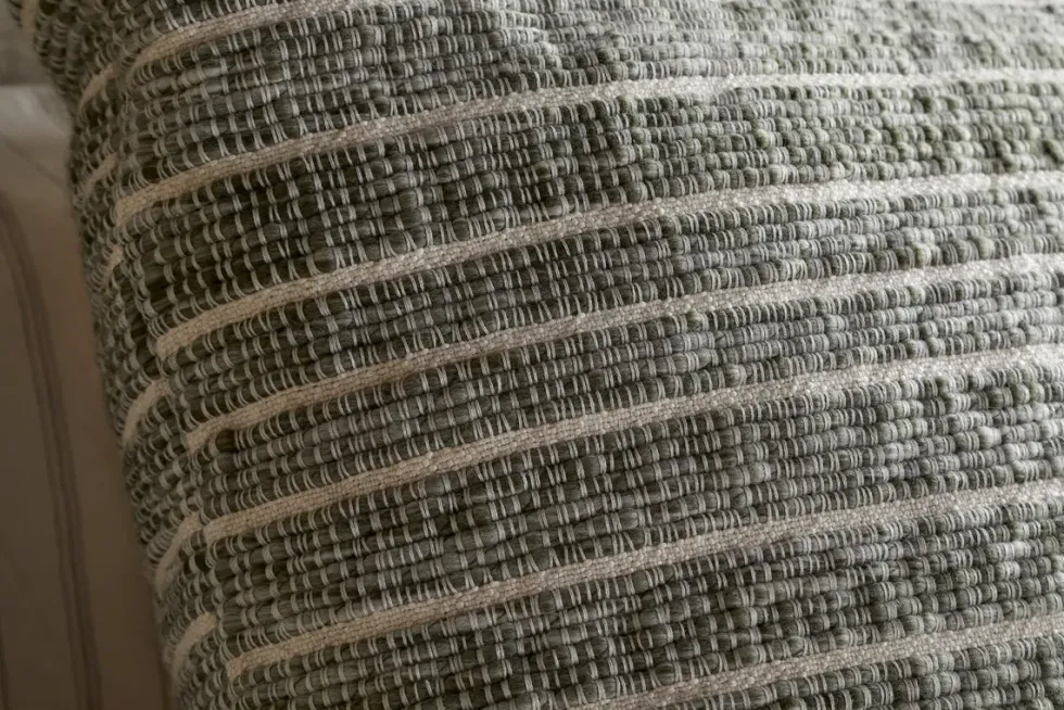 Tudo Merino Cushion Cover - Moss & Natural