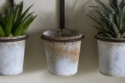 Tukana Triple Wall Hung Planter - Zinc