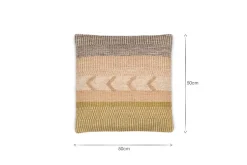 Tuleeka Wool Cushion Cover - Ochre
