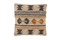 Tussi Ami Cushion Cover - Mustard & Grey