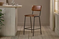 Ukari Counter Chair - Aged Tan