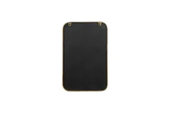 Ungura Rounded Mirror - Antique Brass - Small